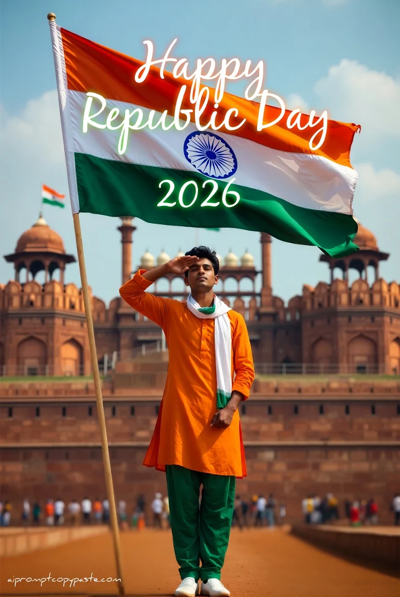 Republic Day Photo Editing Prompt