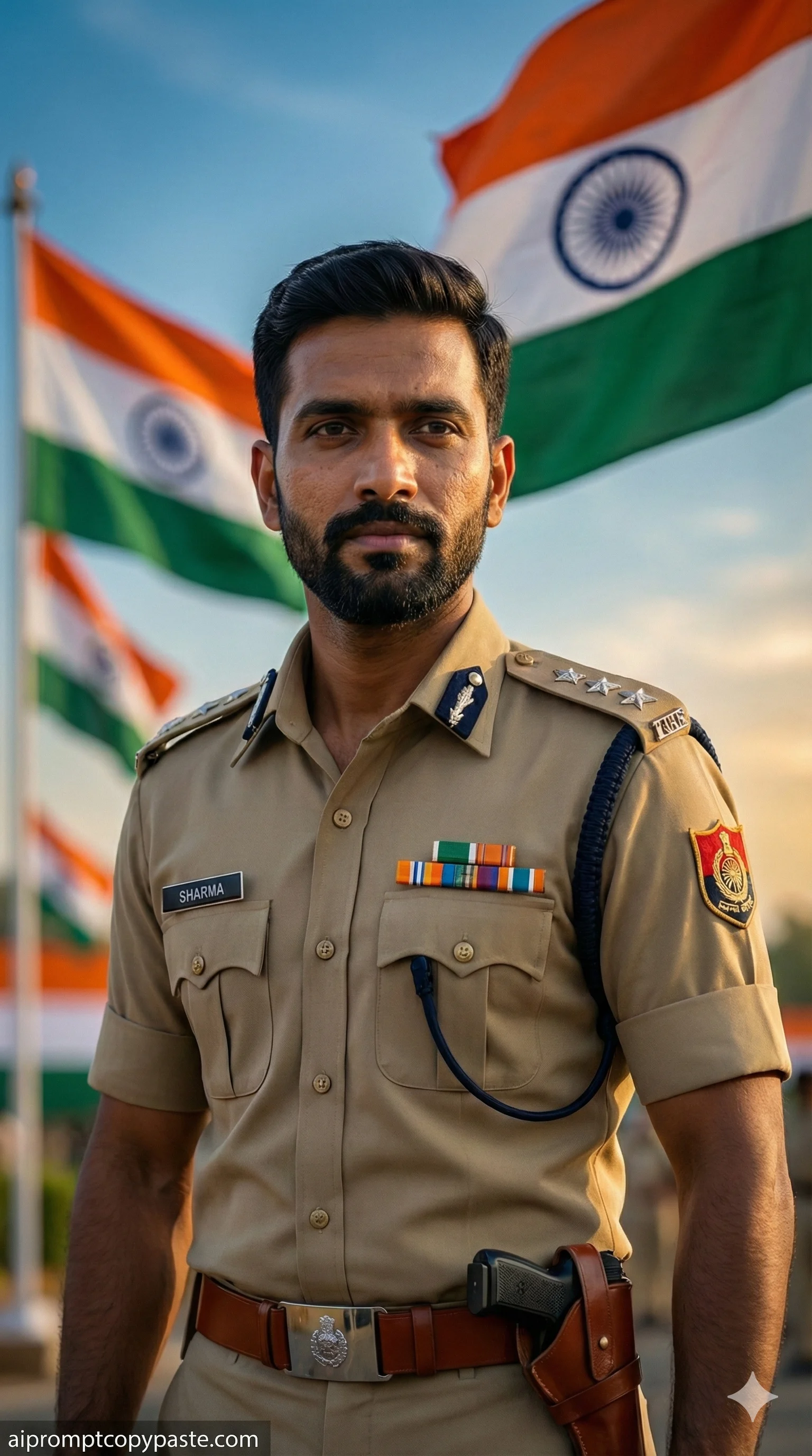 Police officer Republic Day AI Prompts