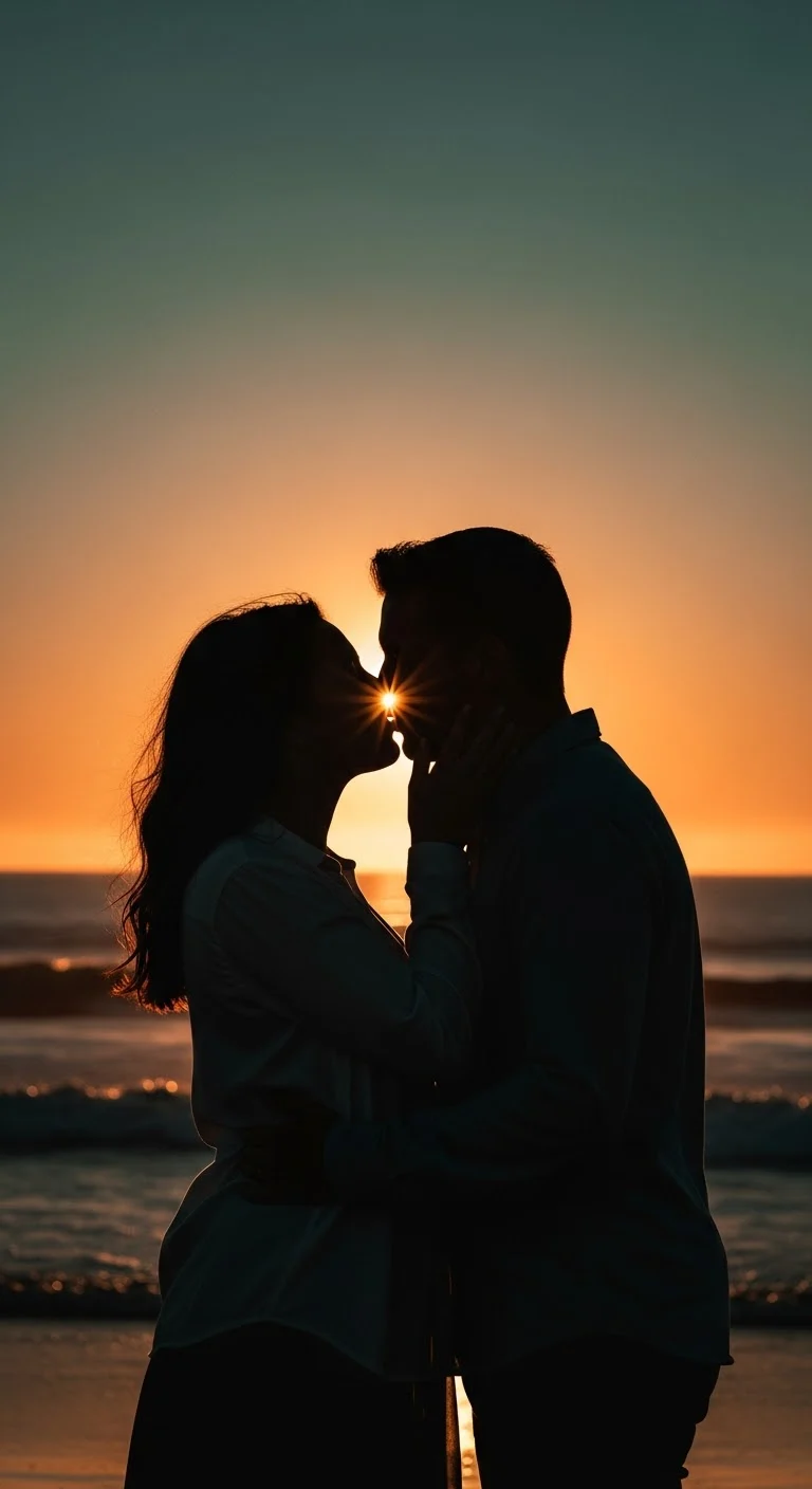  Sunset couple AI Prompt 