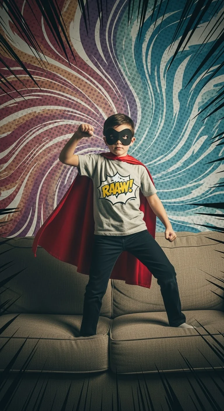  Superhero Play AI Prompt 