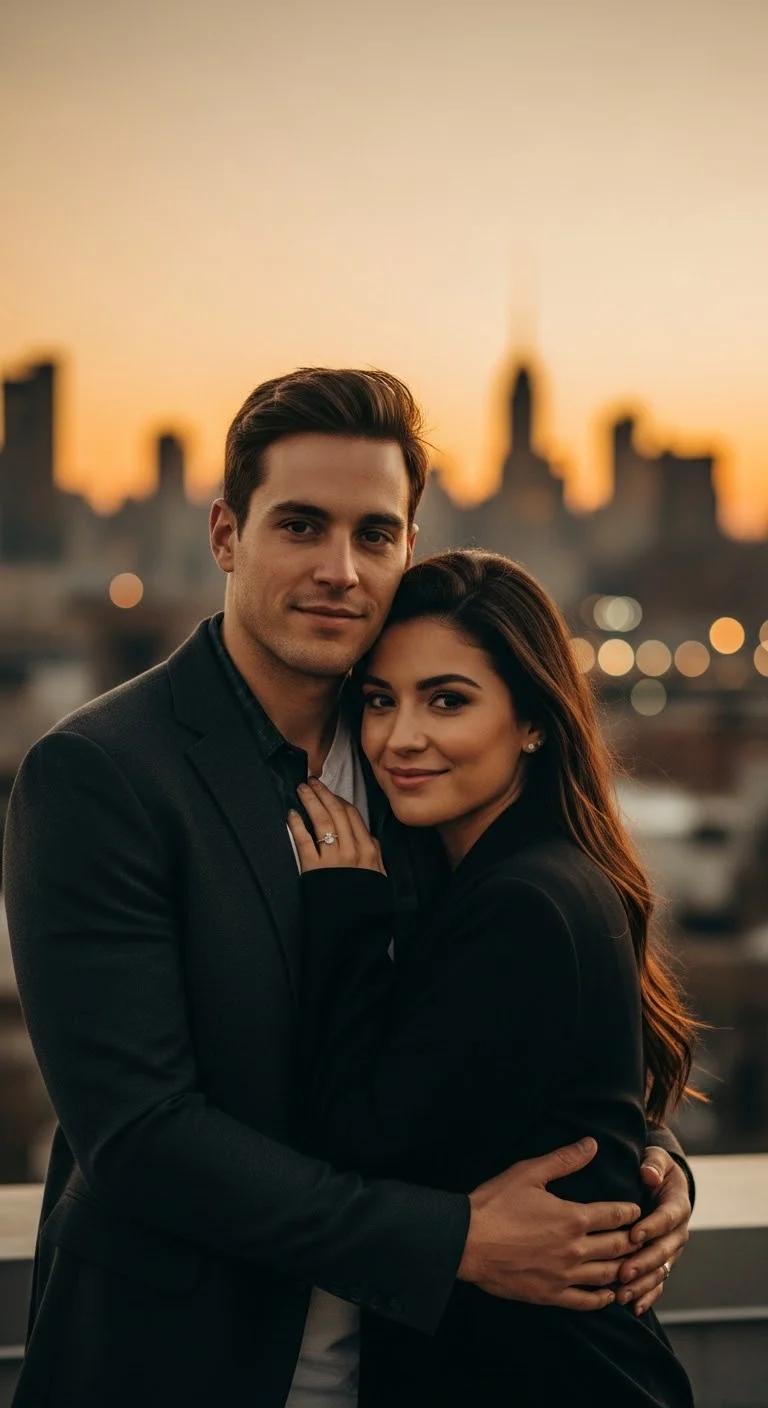 Gemini AI Photo Prompts Sunset Romance