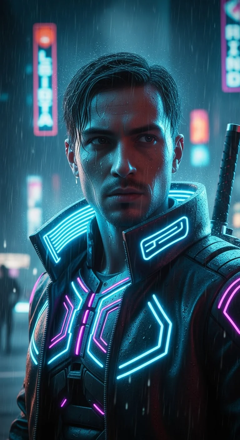 Gemini AI Photo Prompts Cyberpunk Neon