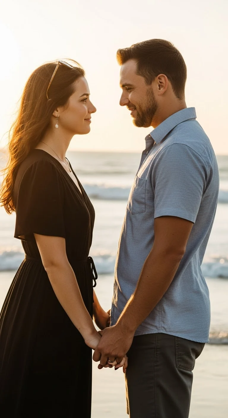 Gemini AI Photo Prompts Beach Romance