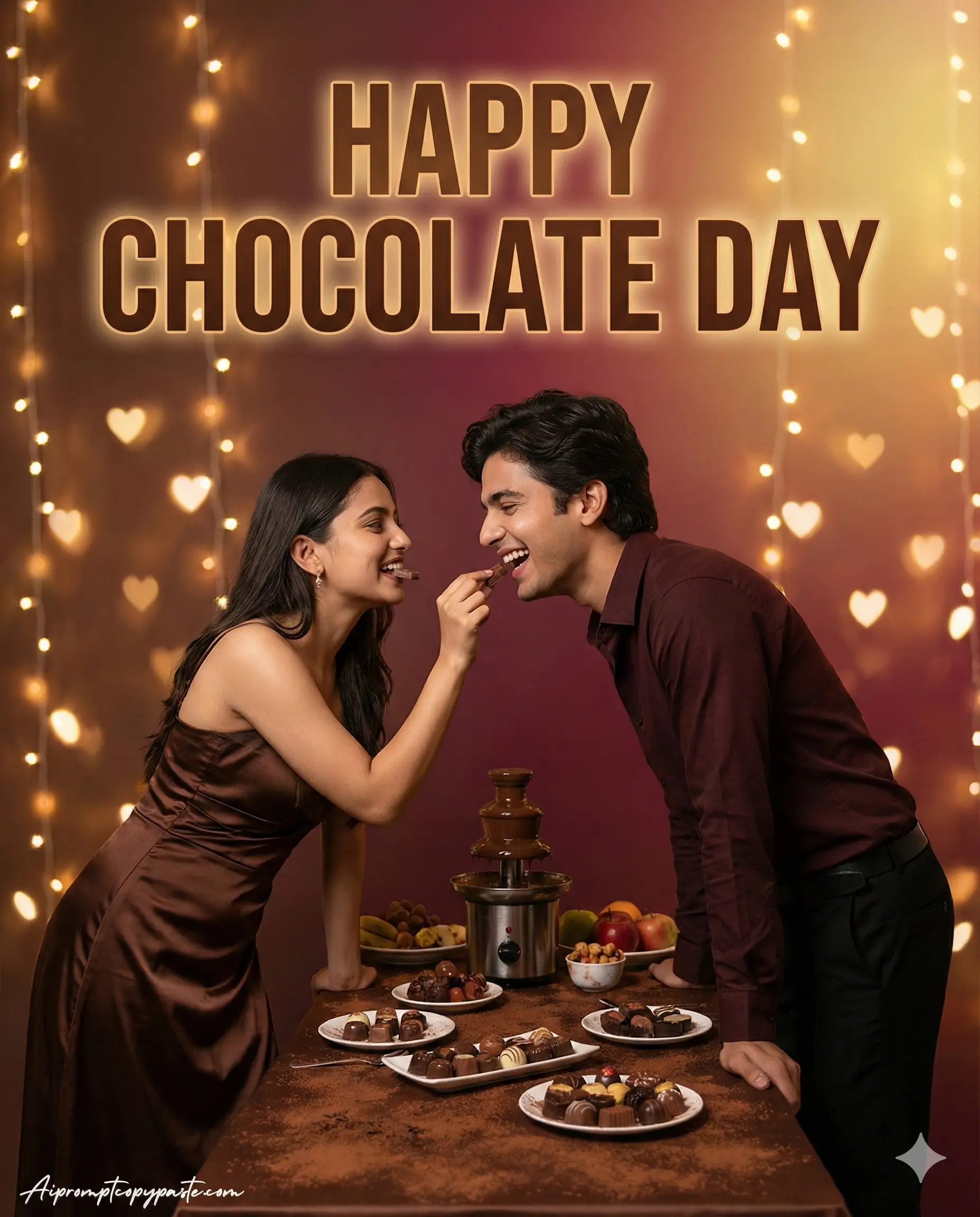 Chocolate Day cinematic AI photo