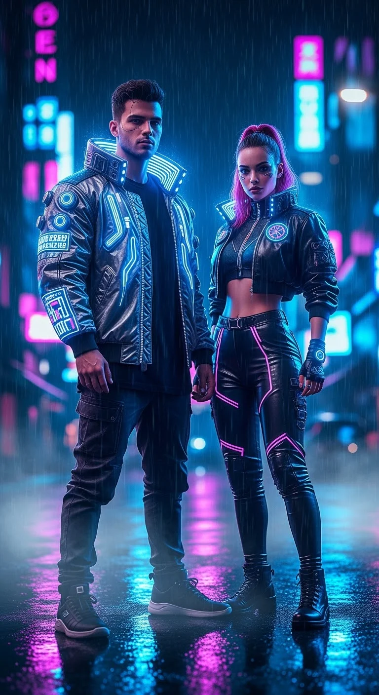 Prompt for Gemini AI retro style couple photo