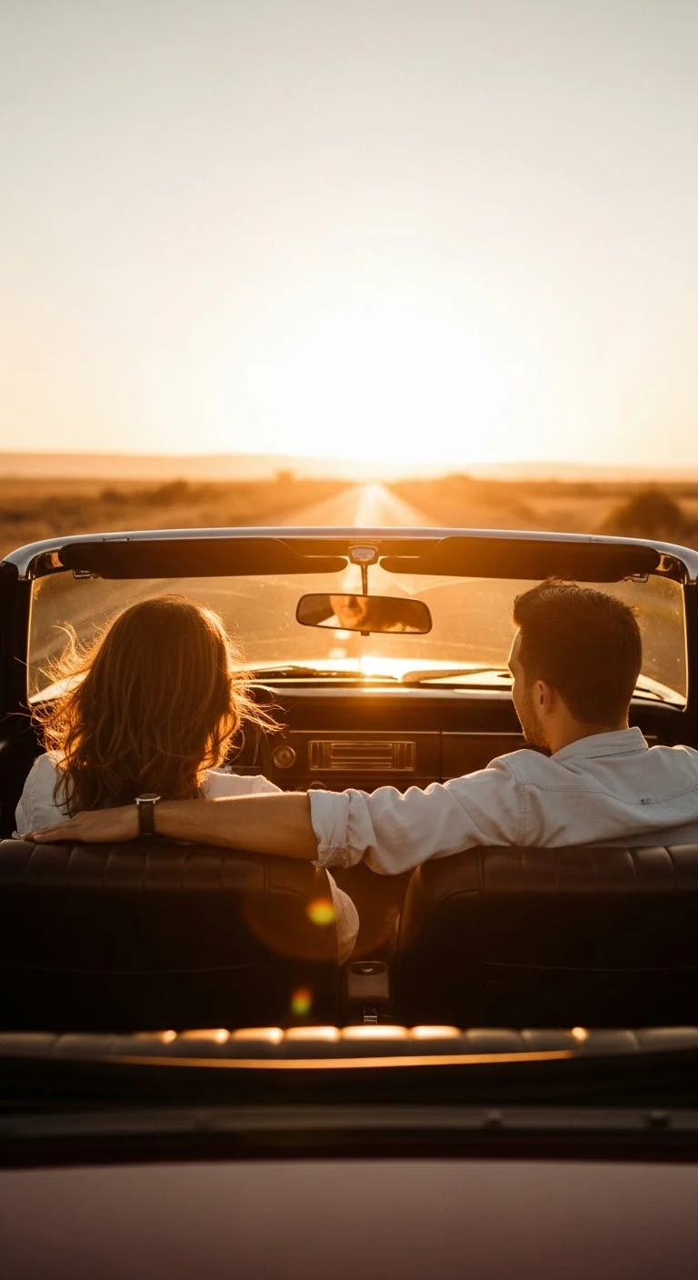 Gemini Prompts for Couple Photo Sunset 
