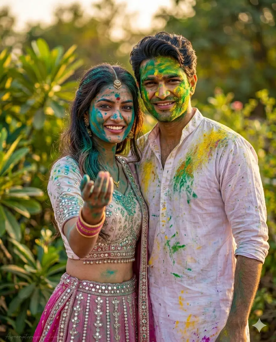  Holi AI photo editing prompts 2026