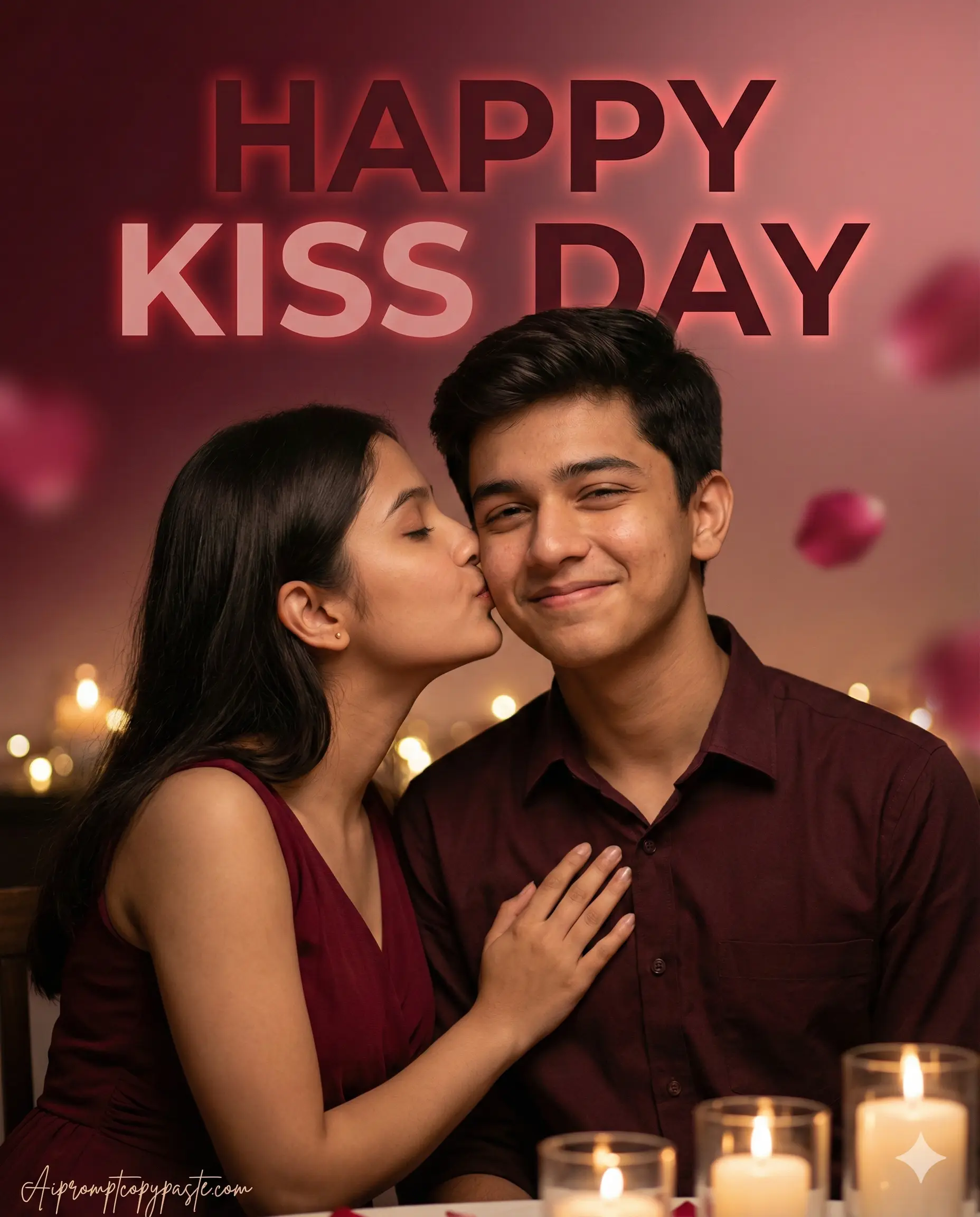 Kiss Day AI Photo Editing Prompt