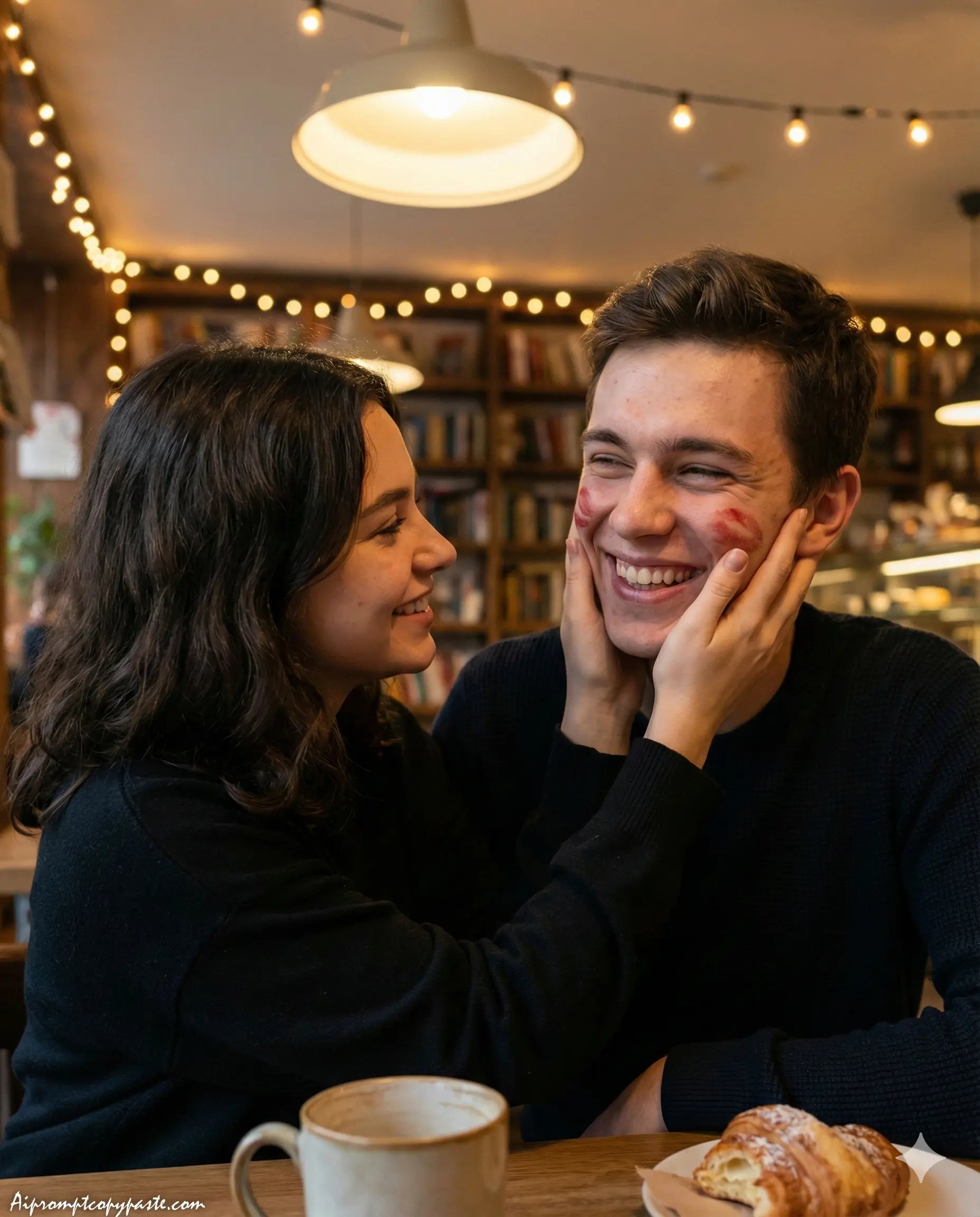 Kiss Day AI photo prompt