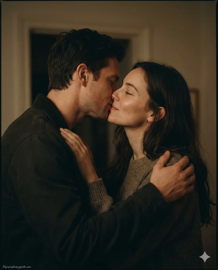 Kiss Day couple AI photo editing