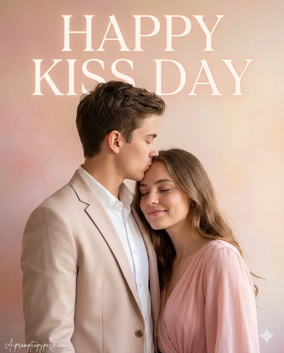 Kiss Day cinematic AI image