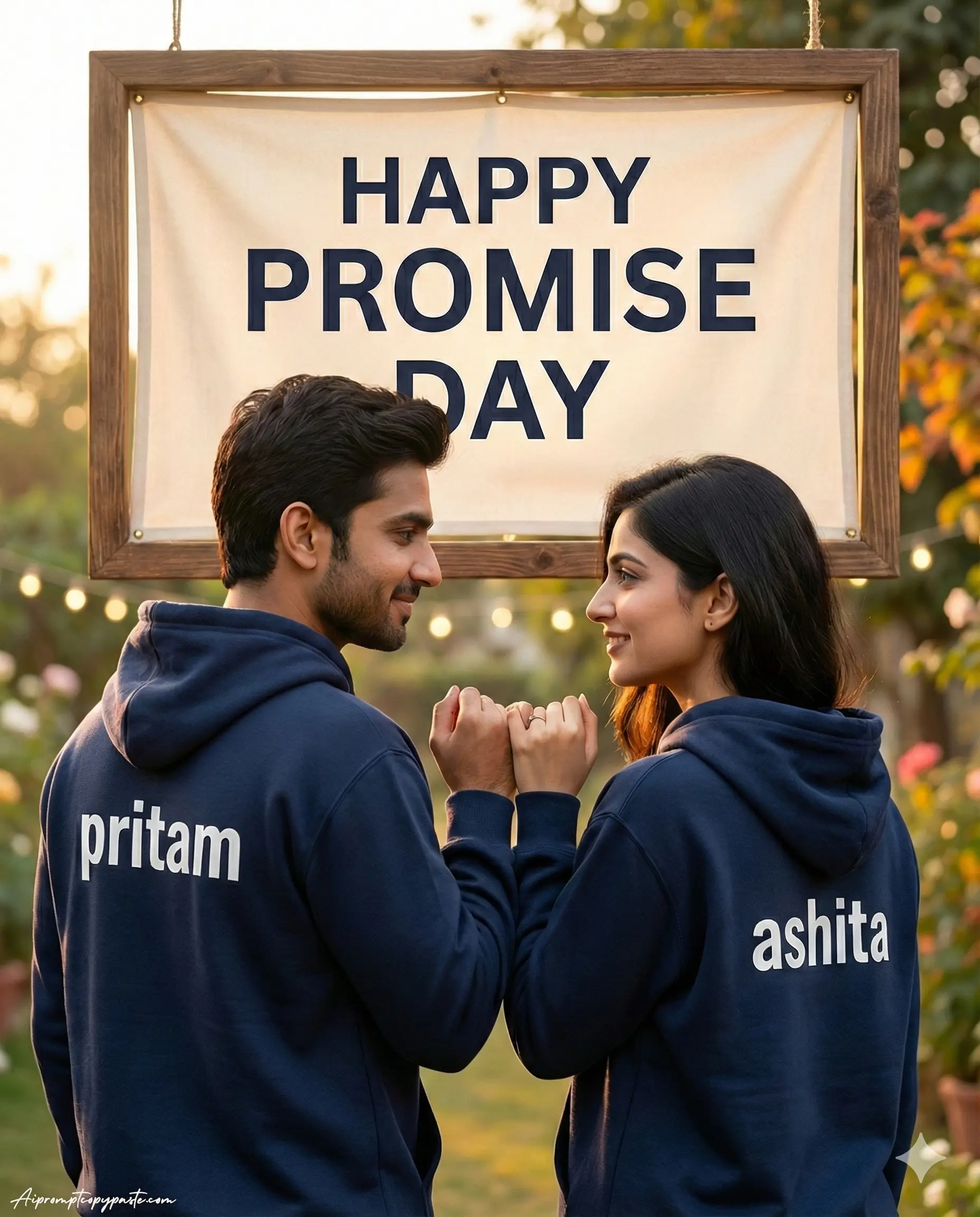  Happy Promise Day AI image prompt