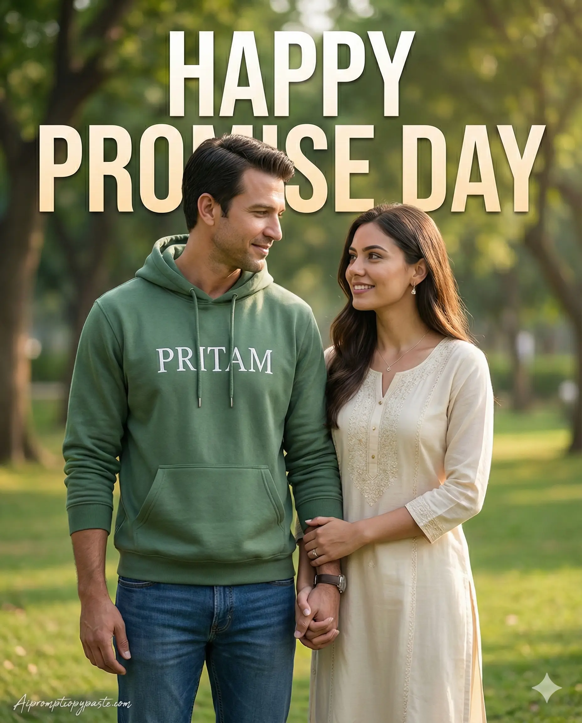 AI Promise Day photo editing prompts