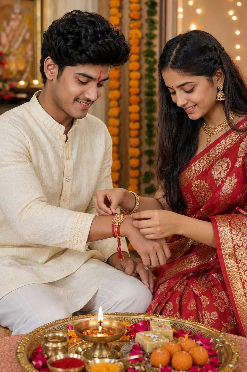 raksha bandhan ai photo editing prompt