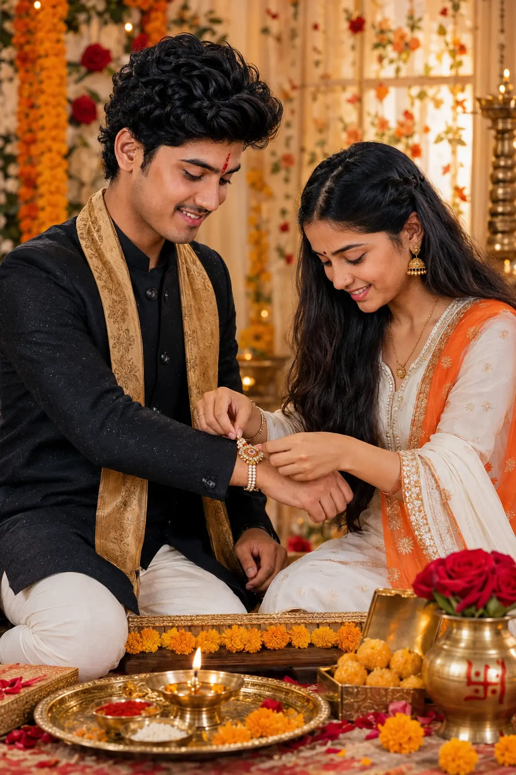 raksha bandhan photo prompt
