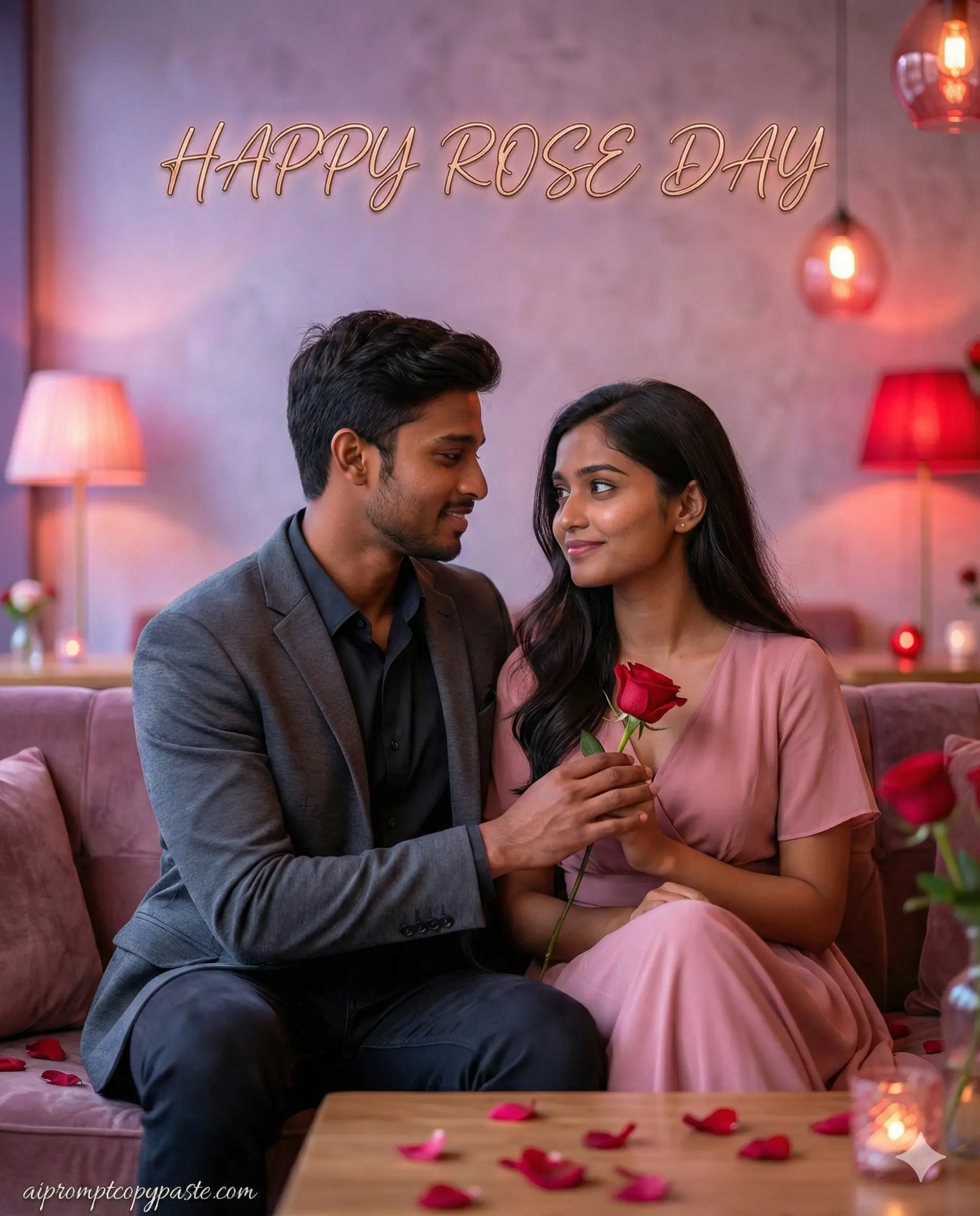 AI Rose Day photo editing