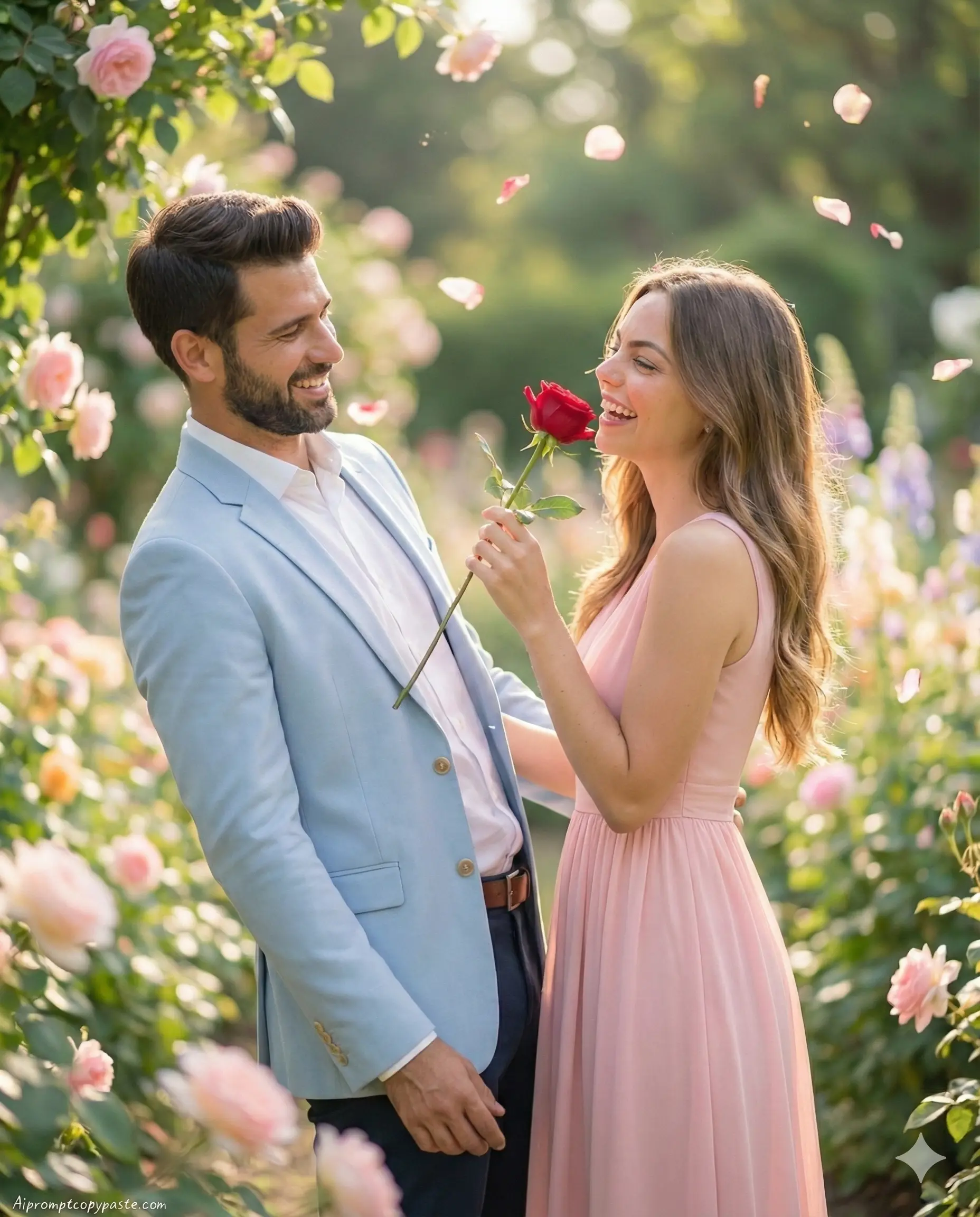 Romantic Rose Day AI Photo Editing Prompt