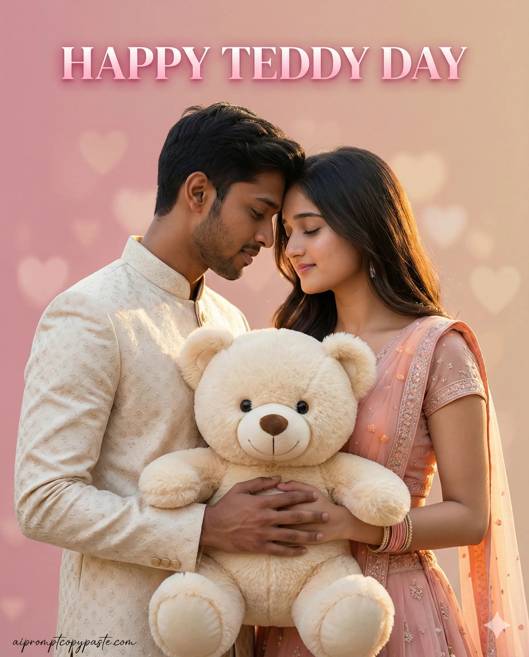Teddy Day AI images prompt with name